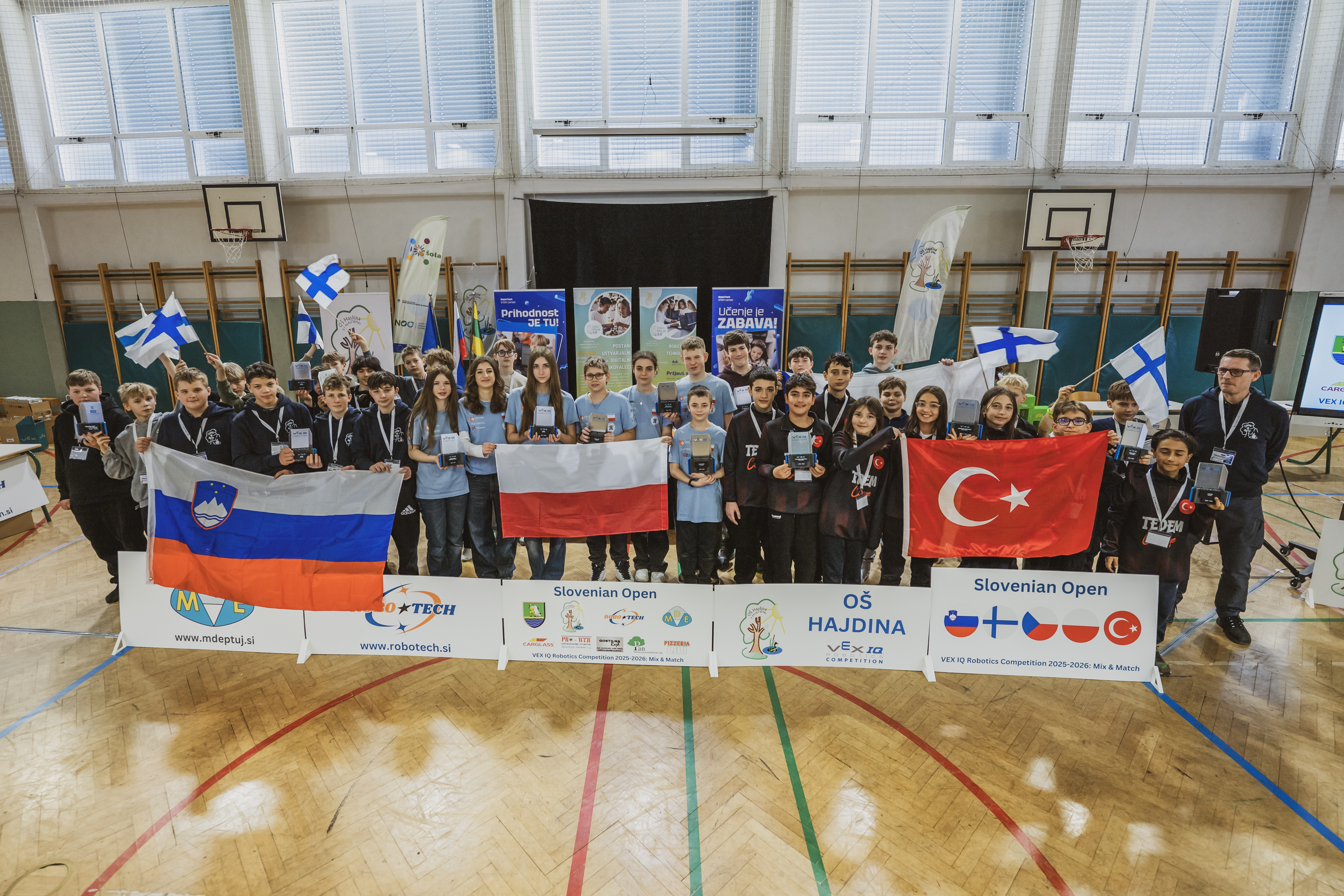 Slovenian Open VEX IQ Mix & Match 2026 – Rezultati tekmovanja